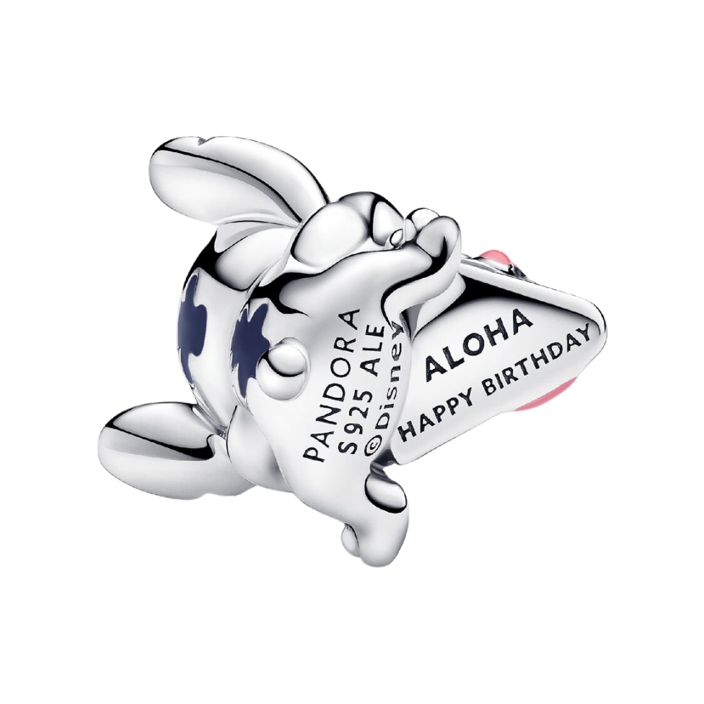 Charm Pandora Stitch Tarta de Cumpleaños Disney Plata de Ley 925