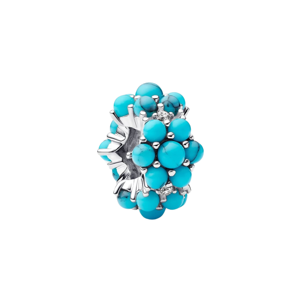 Charm Pandora Océano en Color Turquesa y Plata de Primera Ley